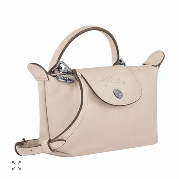 Longchamp Le Pliage Xtra Leather Mini Crossbody Pouch - Picture 2 of 13